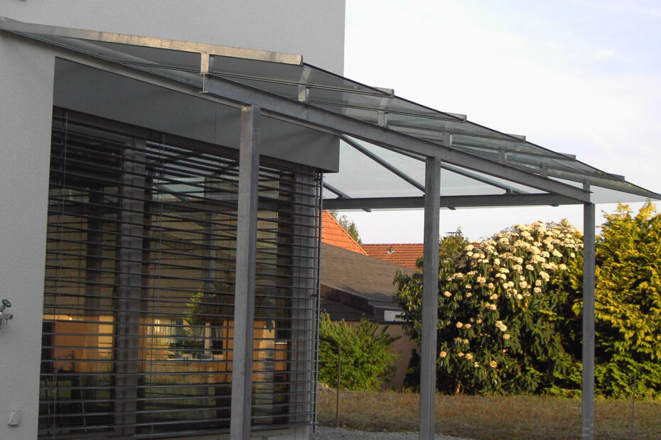 Vordach Mühlheim Metallbau